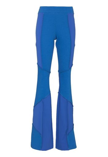 (di)vision high-waist flared trousers - Blu