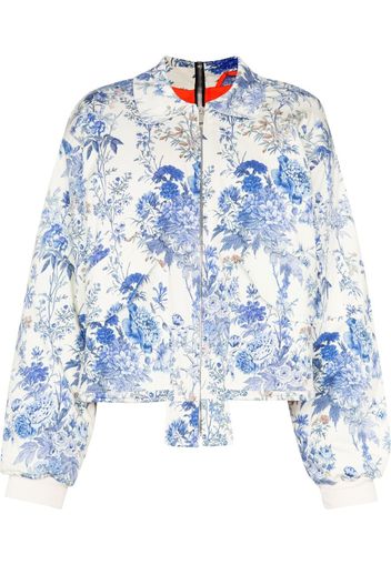 (di)vision Bomber a fiori - Blu