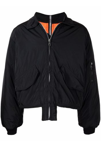 (di)vision zip-detail bomber jacket - Nero