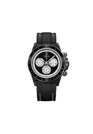 DiW (Designa Individual Watches) Orologio Cosmograph Daytona Paul Newman 40mm - Nero