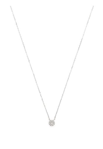 Djula Collana in oro bianco 18kt Target con diamanti - Argento