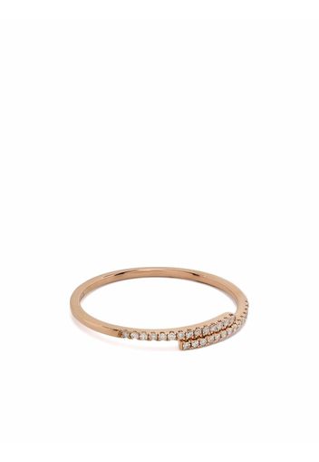 Djula Anello You and Me in oro rosa 18kt con diamanti