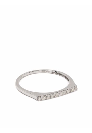 Djula Anello Accumulation in oro bianco 18kt con diamanti - Argento