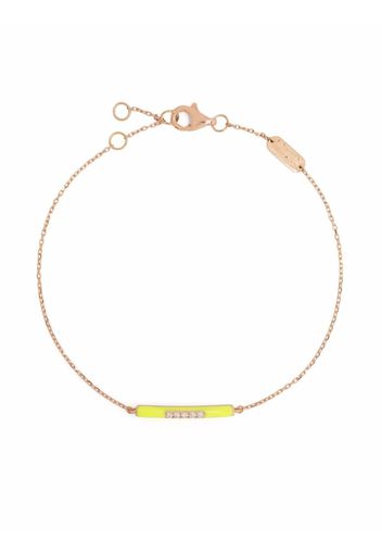 Djula Bracciale in oro rosa 14kt con diamanti