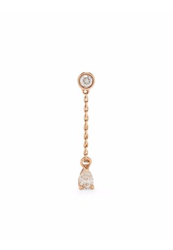 Djula Orecchino Delicatesse in oro rosa 18kt con diamanti