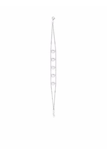 Djula Bracciale Tassel in oro bianco 18kt e diamanti - Argento