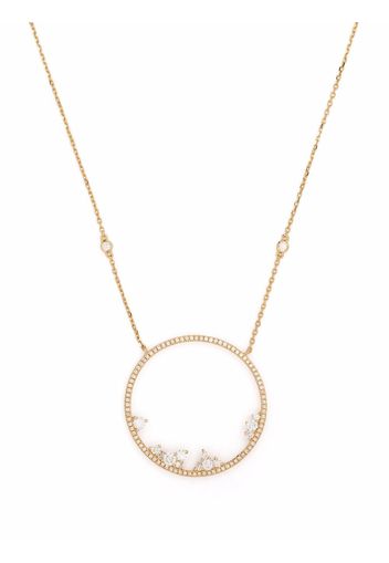 Djula Collana Fairytale Circle Point in oro giallo 18kt con diamanti