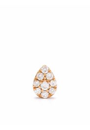 Djula Anello Pear in oro rosa 18kt con diamanti