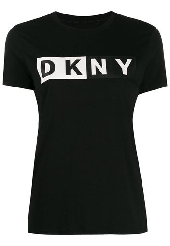 printed two-tone logo T-shirt