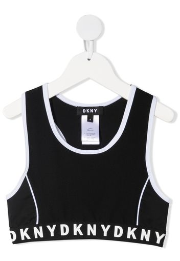 Dkny Kids Top con stampa - Nero