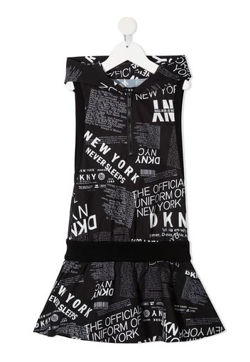 Dkny Kids Vestito con stampa - Nero