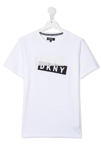 Dkny Kids T-shirt con stampa - Bianco