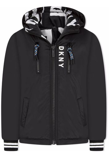 Dkny Kids Giacca con cappuccio - Nero