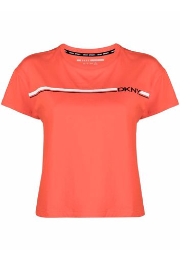 DKNY T-shirt con logo - Arancione