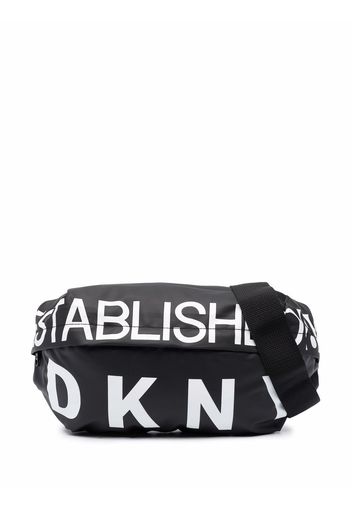 Dkny Kids logo print belt bag - Nero