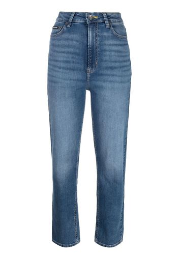 DKNY straight-leg cut jeans - Blu