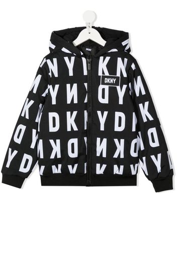 Dkny Kids Giacca con cappuccio - Nero