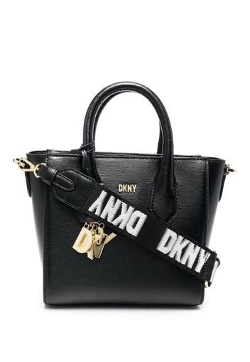 DKNY Borsa tote con placca logo - Nero