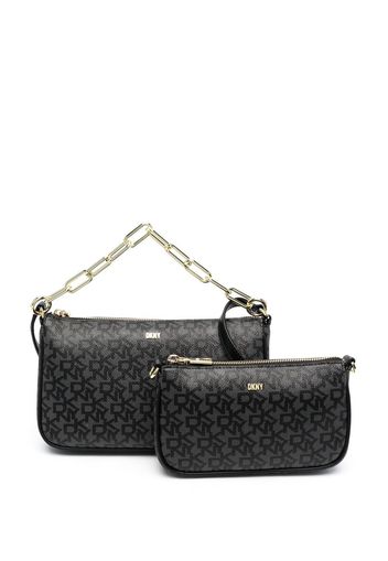 DKNY monogram tote bag - Nero