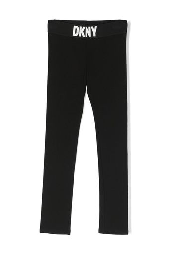 Dkny Kids logo-print leggings - Nero