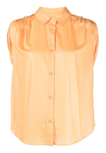 DKNY shoulder roll-tab blouse - Arancione