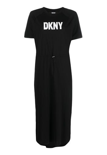 DKNY floral-print sleeveless dress - Nero