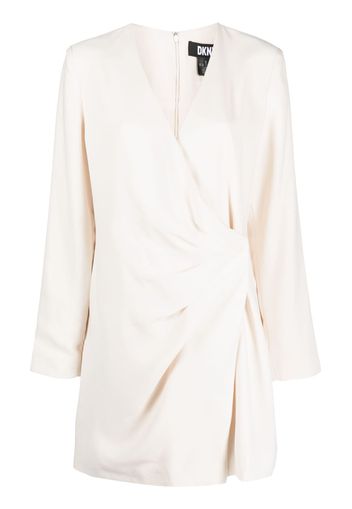 DKNY wrapped blazer dress - Toni neutri