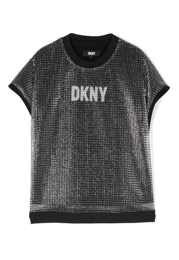 Dkny Kids T-shirt con stampa - Grigio