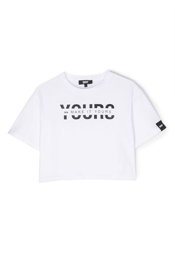 Dkny Kids T-shirt con stampa - Bianco