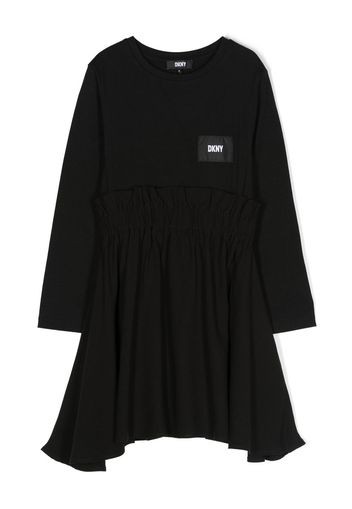 Dkny Kids Abito con applicazione - Nero