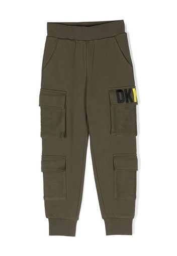 Dkny Kids Joggers con stampa - Verde