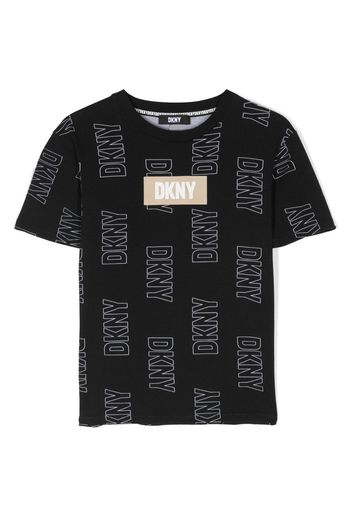 Dkny Kids T-shirt con stampa - Nero
