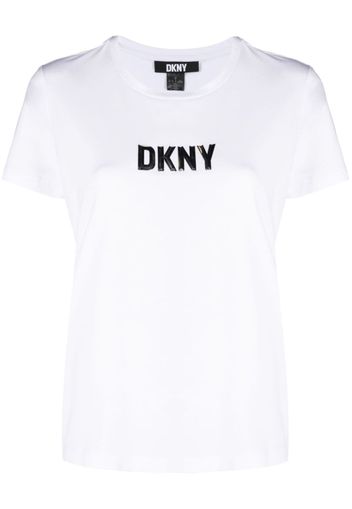 DKNY T-shirt con stampa - Bianco