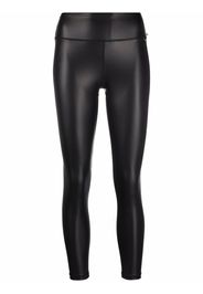 DKNY wet look leggings - Nero