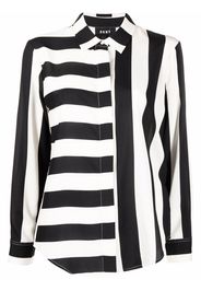 DKNY striped print shirt - Nero