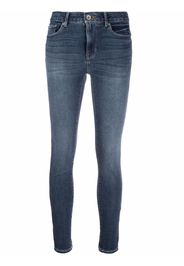 DKNY cropped skinny-fit jeans - Blu