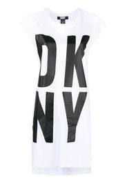 DKNY Top smanicato con stampa - Bianco
