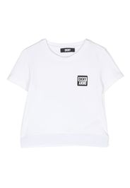 Dkny Kids logo patch short-sleeve T-shirt - Bianco