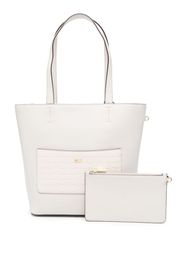 DKNY Borsa tote in pelle - Toni neutri