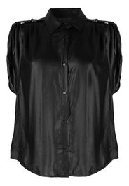 DKNY shoulder roll-tab blouse - Nero