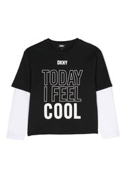 Dkny Kids T-shirt con stampa - Nero