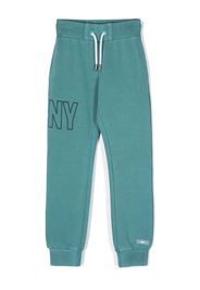 Dkny Kids Pantaloni sportivi con stampa - Blu