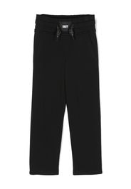 Dkny Kids Pantaloni sportivi con stampa - Nero