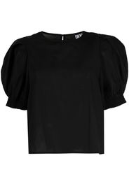 DKNY Blusa con maniche a palloncino - Nero