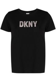 DKNY logo-stamp short-sleeve T-shirt - Nero