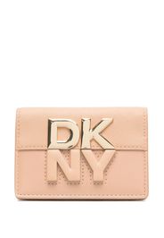 DKNY logo-plaque bi-fold wallet - Toni neutri