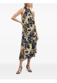 DKNY high-neck abstract-print dress - Nero