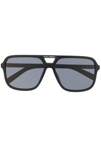 Dolce & Gabbana Eyewear Occhiali da sole modello aviator - Nero