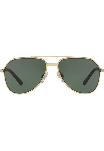 Dolce & Gabbana Eyewear Occhiali da sole modello aviator - Verde