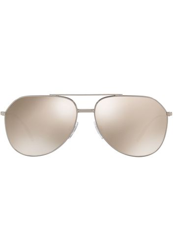 Dolce & Gabbana Eyewear Occhiali da sole modello aviator - Oro